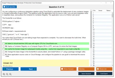 Google Professional-Cloud-Developer Google Certified Professional - Cloud Developer Practice test exam simulator test engine exam Prep practice test questions answers Image 5
