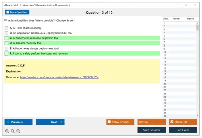 VMware 1V0-71.21 Associate VMware Application Modernization Practice test exam simulator test engine exam Prep practice test questions answers Image 3