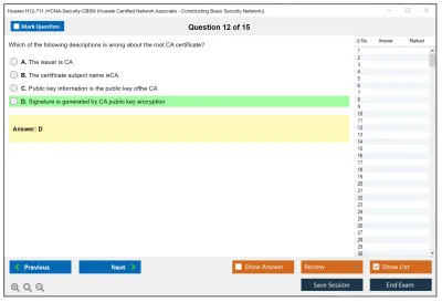 Huawei H12-711 HCNA-Security-CBSN (Huawei Certified Network Associate - Constructing Basic Security Network) Practice test exam simulator test engine exam Prep practice test questions answers Image 12