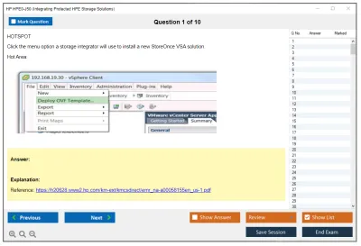 HP HPE0-J50 Integrating Protected HPE Storage Solutions Practice test exam simulator test engine exam Prep practice test questions answers Image 1