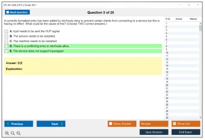 LPI 201-400 LPIC-2 Exam 201 Practice test exam simulator test engine exam Prep practice test questions answers Image 5