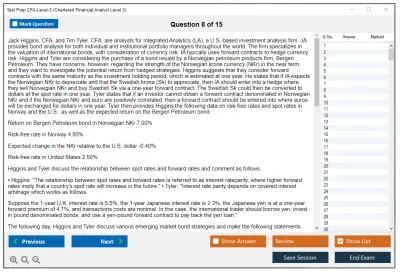 Test Prep CFA-Level-3 Chartered Financial Analyst Level 3 Practice test exam simulator test engine exam Prep practice test questions answers Image 8