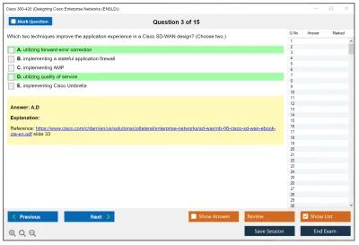 Cisco 300-420 Designing Cisco Enterprise Networks (ENSLD) Practice test exam simulator test engine exam Prep practice test questions answers Image 3