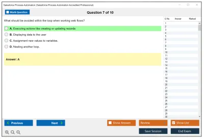 Salesforce Process-Automation Salesforce Process Automation Accredited Professional Practice test exam simulator test engine exam Prep practice test questions answers Image 7