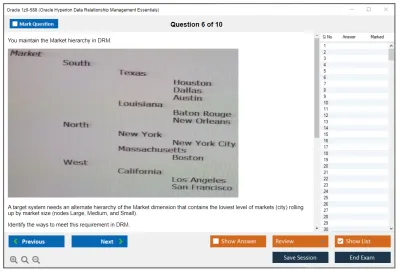 Oracle 1z0-588 Oracle Hyperion Data Relationship Management Essentials Practice test exam simulator test engine exam Prep practice test questions answers Image 6