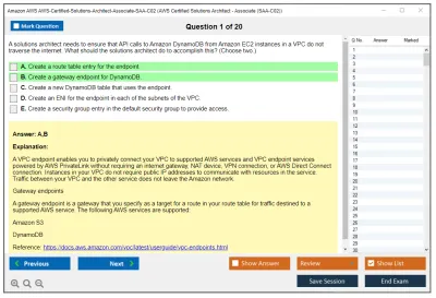 Amazon AWS AWS-Certified-Solutions-Architect-Associate-SAA-C02 AWS Certified Solutions Architect - Associate (SAA-C02) Practice test exam simulator test engine exam Prep practice test questions answers Image 1