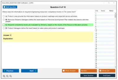 Nokia SDM_2002001040 SDM Certification – CARE Practice test exam simulator test engine exam Prep practice test questions answers Image 9