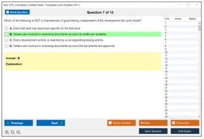 iSQI CTFL_Foundation ISTQB Certified Tester Foundation Level Practice test exam simulator test engine exam Prep practice test questions answers Image 7