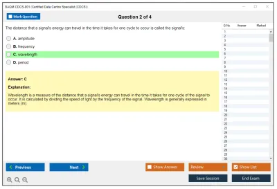 GAQM CDCS-001 Certified Data Centre Specialist (CDCS) Practice test exam simulator test engine exam Prep practice test questions answers Image 2
