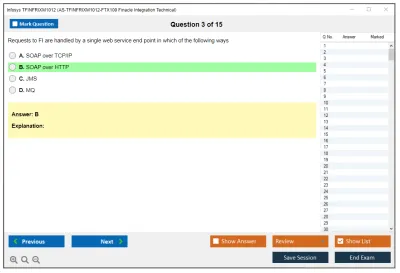 Infosys TFINFRIXM1012 AS-TFINFRIXM1012-FTX100 Finacle Integration Technical Practice test exam simulator test engine exam Prep practice test questions answers Image 3