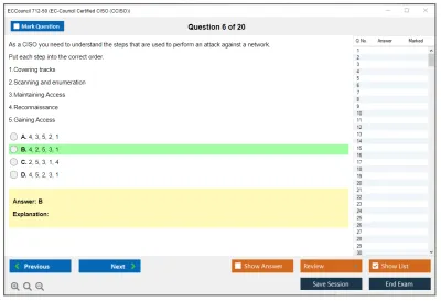 ECCouncil 712-50 EC-Council Certified CISO (CCISO) Practice test exam simulator test engine exam Prep practice test questions answers Image 6