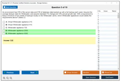 Riverbed 501-01 Riverbed Certified Solutions Associate – Storage Delivery Practice test exam simulator test engine exam Prep practice test questions answers Image 5