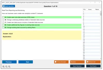 SAP C_S4CFI_2302 SAP Certified Application AssociateSAP S/4HANA Cloud (public)Finance Implementation Practice test exam simulator test engine exam Prep practice test questions answers Image 1