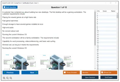 CompTIA 220-1101 CompTIA A+ Certification Exam: Core 1 Practice test exam simulator test engine exam Prep practice test questions answers Image 1