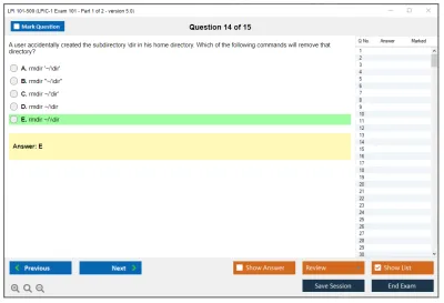 LPI 101-500 LPIC-1 Exam 101, Part 1 of 2, version 5.0 Practice test exam simulator test engine exam Prep practice test questions answers Image 14