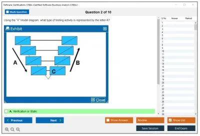 Software Certifications CSBA Certified Software Business Analyst (CSBA) Practice test exam simulator test engine exam Prep practice test questions answers Image 2