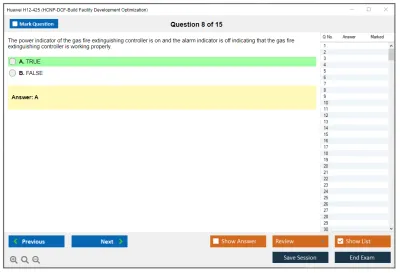 Huawei H12-425 HCNP-DCF-Build Facility Development Optimization Practice test exam simulator test engine exam Prep practice test questions answers Image 8
