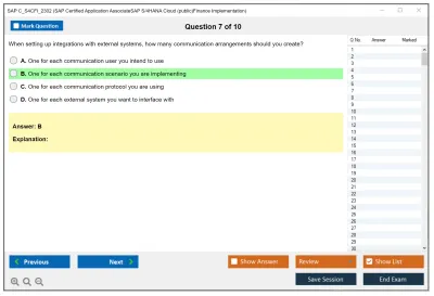 SAP C_S4CFI_2302 SAP Certified Application AssociateSAP S/4HANA Cloud (public)Finance Implementation Practice test exam simulator test engine exam Prep practice test questions answers Image 7