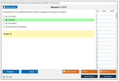 APMG-International AgilePM-Foundation Agile Project Management (AgilePM) Foundation Exam Practice test exam simulator test engine exam Prep practice test questions answers Image 1