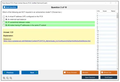 Pulse Secure PCS Pulse Connect Secure (PCS): Administration and Configuration Practice test exam simulator test engine exam Prep practice test questions answers Image 3