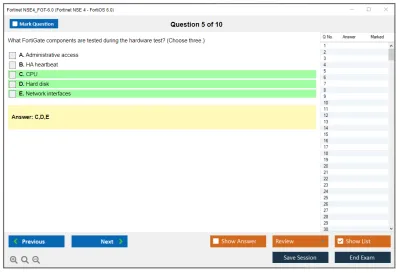 Fortinet NSE4_FGT-6.0 Fortinet NSE 4 - FortiOS 6.0 Practice test exam simulator test engine exam Prep practice test questions answers Image 5