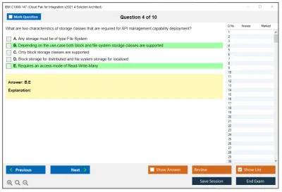 IBM C1000-147 Cloud Pak for Integration v2021.4 Solution Architect Practice test exam simulator test engine exam Prep practice test questions answers Image 4