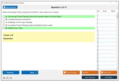 Exin ASM EXIN Agile Scrum Master Practice test exam simulator test engine exam Prep practice test questions answers Image 3