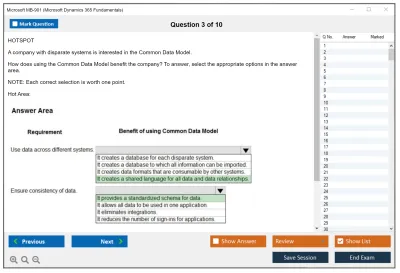 Microsoft MB-901 Microsoft Dynamics 365 Fundamentals Practice test exam simulator test engine exam Prep practice test questions answers Image 3
