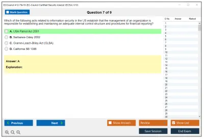 ECCouncil 412-79v10 EC-Council Certified Security Analyst (ECSA) V10 Practice test exam simulator test engine exam Prep practice test questions answers Image 7