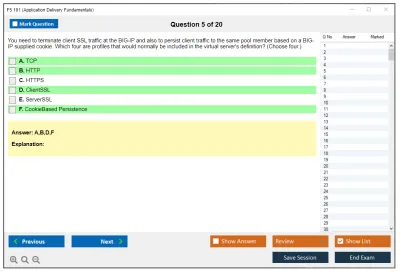 F5 101 Application Delivery Fundamentals Practice test exam simulator test engine exam Prep practice test questions answers Image 5