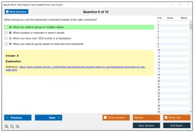Splunk SPLK-1002 Splunk Core Certified Power User Exam Practice test exam simulator test engine exam Prep practice test questions answers Image 6