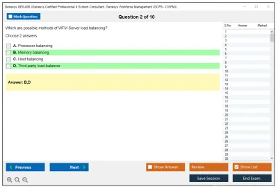 Genesys GE0-806 Genesys Certified Professional 8 System Consultant, Genesys Workforce Management (GCP8 - CWFM) Practice test exam simulator test engine exam Prep practice test questions answers Image 2