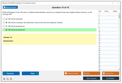 VMware 2V0-602PSE vSphere 6.5 Foundations Exam Practice test exam simulator test engine exam Prep practice test questions answers Image 10