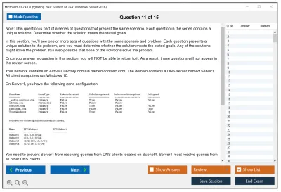 Microsoft 70-743 Upgrading Your Skills to MCSA: Windows Server 2016 Practice test exam simulator test engine exam Prep practice test questions answers Image 11