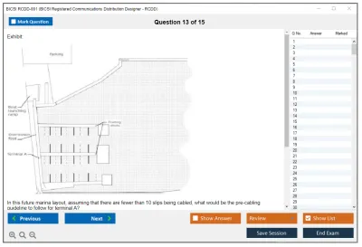 BICSI RCDD-001 BICSI Registered Communications Distribution Designer - RCDD Practice test exam simulator test engine exam Prep practice test questions answers Image 13