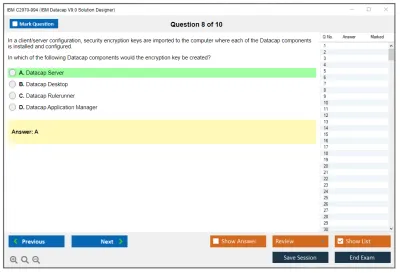 IBM C2070-994 IBM Datacap V9.0 Solution Designer Practice test exam simulator test engine exam Prep practice test questions answers Image 8