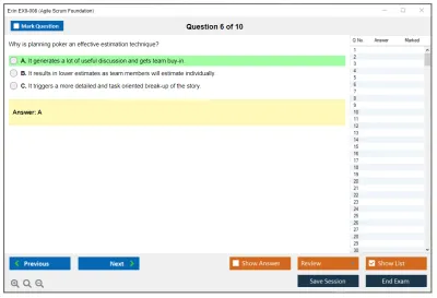 Exin EX0-008 Agile Scrum Foundation Practice test exam simulator test engine exam Prep practice test questions answers Image 6