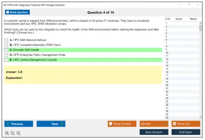 HP HPE0-J50 Integrating Protected HPE Storage Solutions Practice test exam simulator test engine exam Prep practice test questions answers Image 4