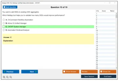 Netapp NS0-162 NetApp Certified Data Administrator (ONTAP) Practice test exam simulator test engine exam Prep practice test questions answers Image 10