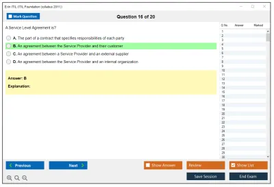 Exin ITIL ITIL Foundation (V4) Practice test exam simulator test engine exam Prep practice test questions answers Image 16