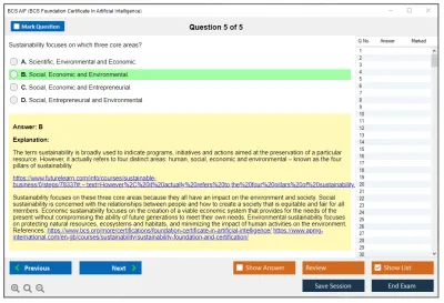 BCS AIF BCS Foundation Certificate In Artificial Intelligence Practice test exam simulator test engine exam Prep practice test questions answers Image 5