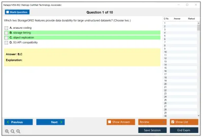 Netapp NS0-002 NetApp Certified Technology Associate Practice test exam simulator test engine exam Prep practice test questions answers Image 1