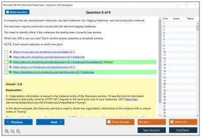 Microsoft MB-400 Microsoft Power Apps + Dynamics 365 Developer Practice test exam simulator test engine exam Prep practice test questions answers Image 6