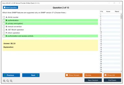 Cisco 400-201 CCIE Service Provider Written Exam (V 4.1) Practice test exam simulator test engine exam Prep practice test questions answers Image 2