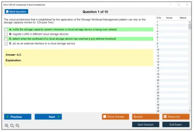 SOA C90.05 Advanced Cloud Architecture Practice test exam simulator test engine exam Prep practice test questions answers Image 1