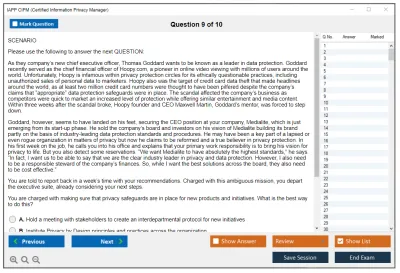IAPP CIPM Certified Information Privacy Manager (CIPM) Practice test exam simulator test engine exam Prep practice test questions answers Image 9