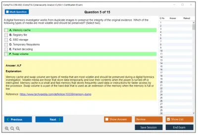 CompTIA CS0-002 CompTIA CySA+ Certification Exam (CS0-002) Practice test exam simulator test engine exam Prep practice test questions answers Image 5
