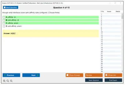 Nutanix NCP-MCI-5.15 Nutanix Certified Professional - Multi cloud Infrastructure (NCP-MCI 5.15) Practice test exam simulator test engine exam Prep practice test questions answers Image 4