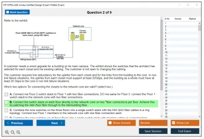 HP HPE6-A80 Aruba Certified Design Expert Written Exam Practice test exam simulator test engine exam Prep practice test questions answers Image 2
