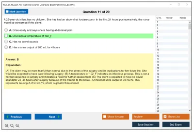 NCLEX NCLEX-RN National Council Licensure Examination(NCLEX-RN) Practice test exam simulator test engine exam Prep practice test questions answers Image 11